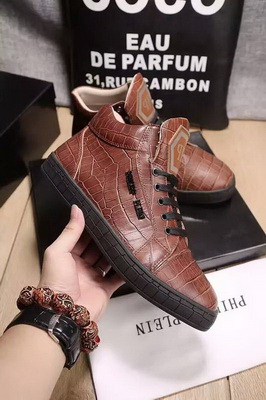 PhiliPP Plein High-Top Fashion Men Shoes--006